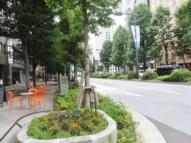 タカセビル本館 ビル前面道路