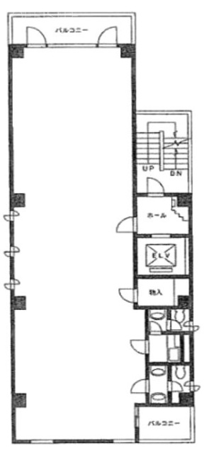 一番町KKビル2F 間取り図