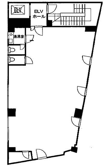 池原第二ビル3F 間取り図