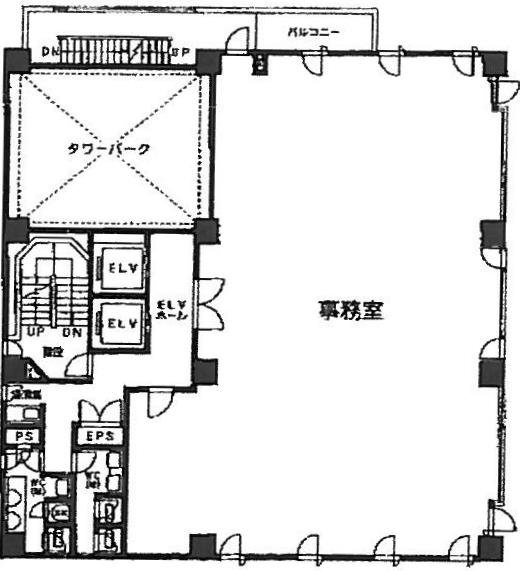 赤羽南ビル4F 間取り図