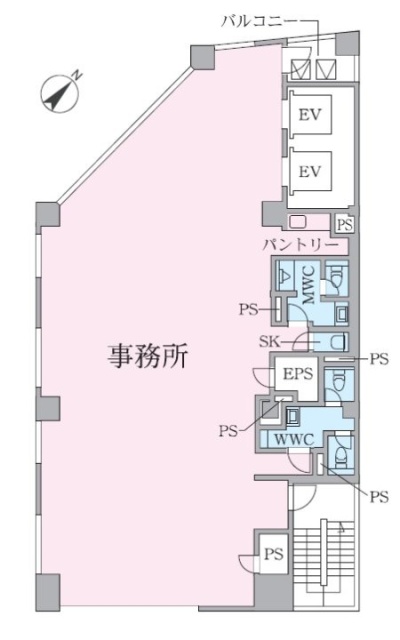 CIRCLES日本橋浜町6F 間取り図