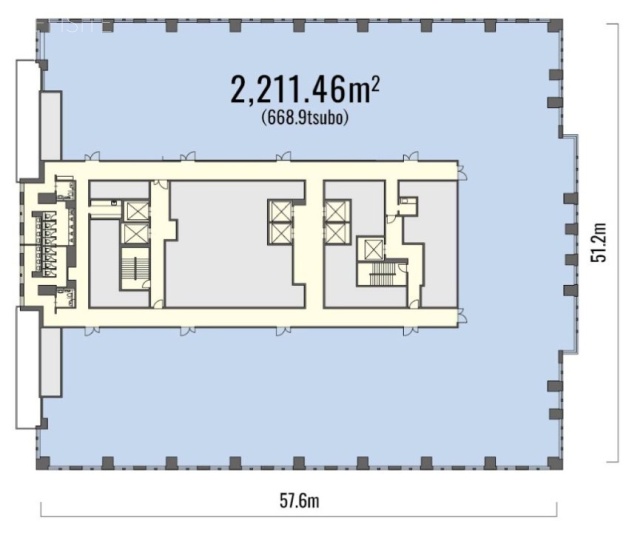仙台トラストタワー12F 間取り図