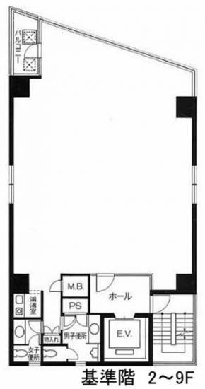 VORT岩本町Ⅰ6F 間取り図