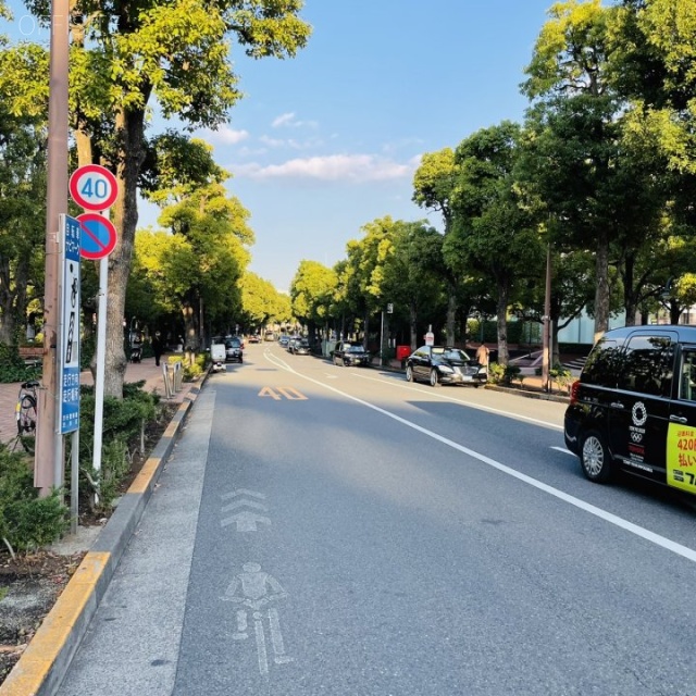 恵比寿ガーデンプレイスタワー(18階:サービスオフィス) ビル前面道路