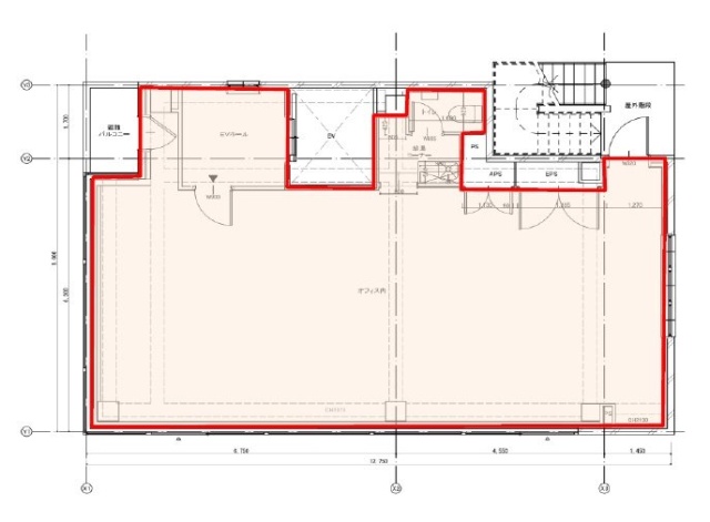 TAMA WOODY GATE SHIMBASHI4F 間取り図