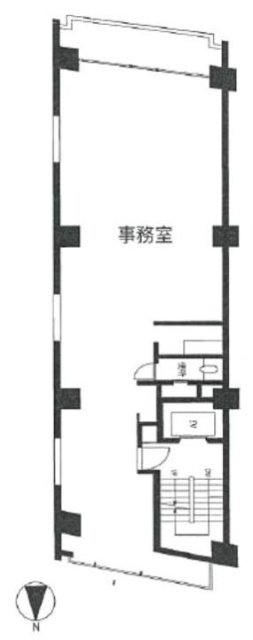 オオノヤビル5F 間取り図