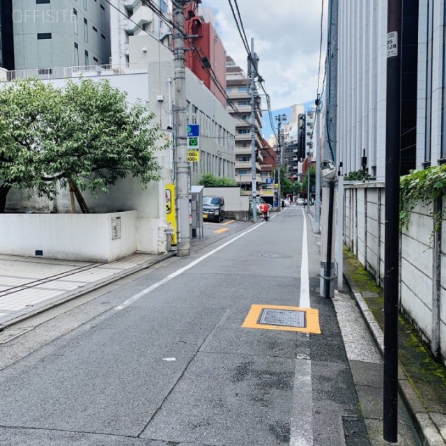 ロイクラトン麹町 ビル前面道路