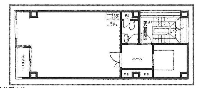 新橋シティビル6F 間取り図