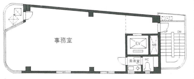 カワムラビル3F 間取り図