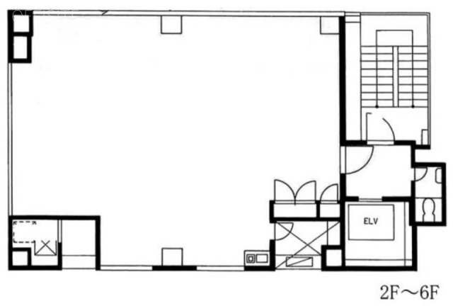 エスポワールOKABE2F 間取り図
