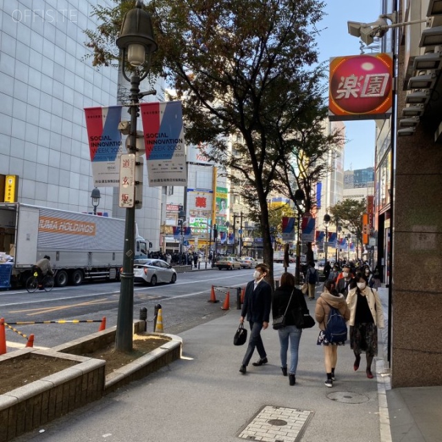井門道玄坂ビル ビル前面道路