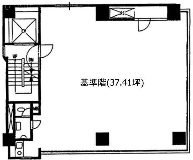 エコー京橋ビル4F 間取り図