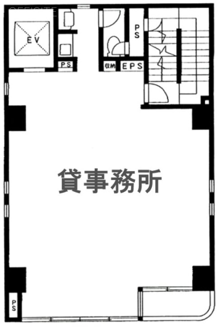 飯田ビル2F 間取り図