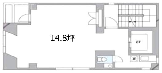 210半蔵門ビル8F 間取り図