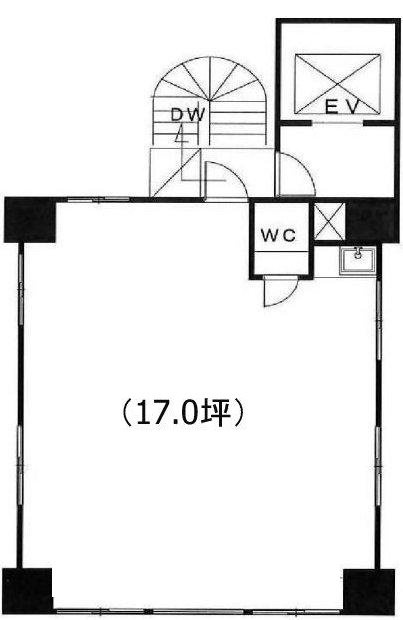 高木ビル4F 間取り図