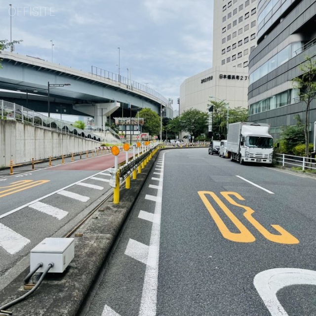 日本橋浜町ビル ビル前面道路