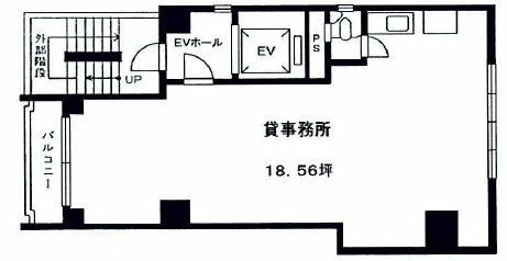 熊谷ビル2F 間取り図