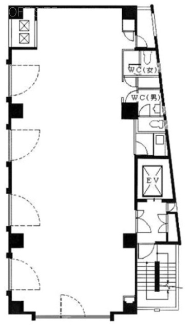 市谷東ビル4F 間取り図