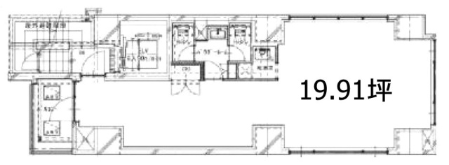ACN日本橋PLACE6F 間取り図