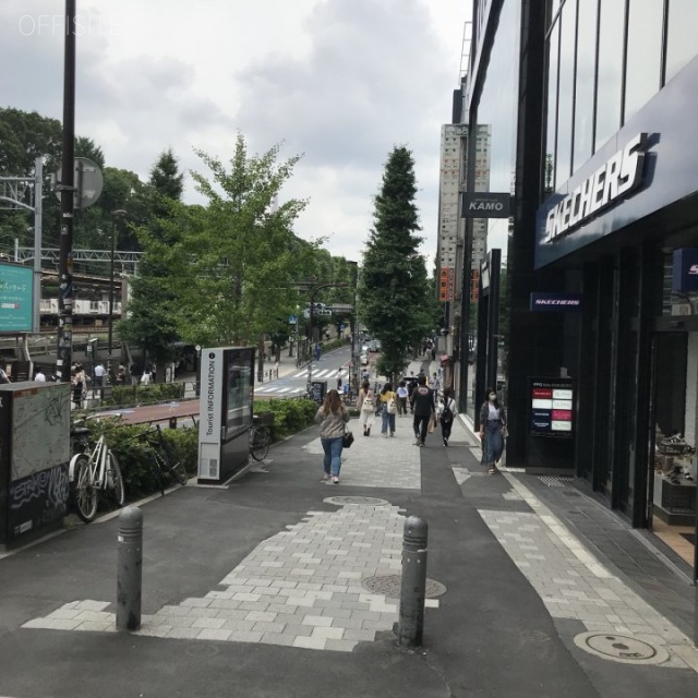原宿神宮の森ビル ビル前面道路