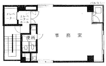 森山ビル5F 間取り図