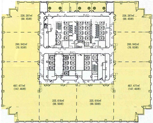 品川グランドセントラルタワー24F 間取り図