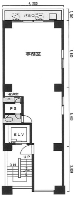 シグマ南青山ビル(旧 第1直樹ビル)5F 間取り図
