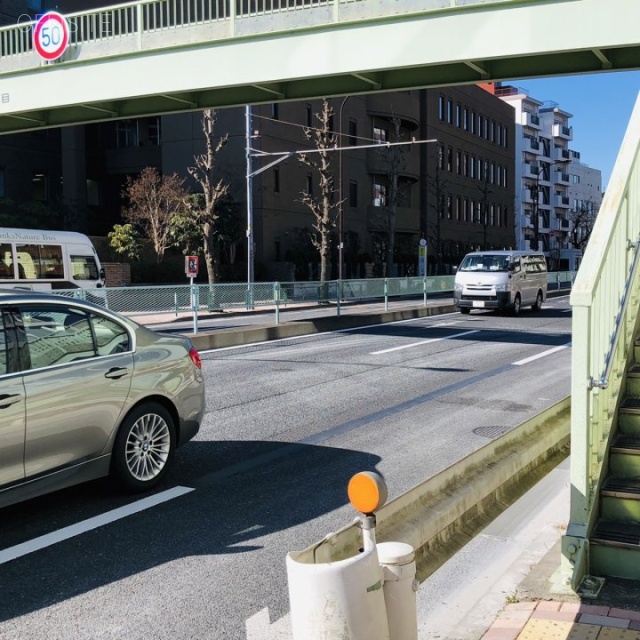 Palm Tree 自由が丘 ビル前面道路