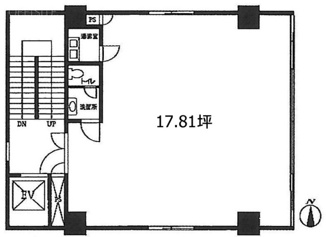晴花ビル3F 間取り図