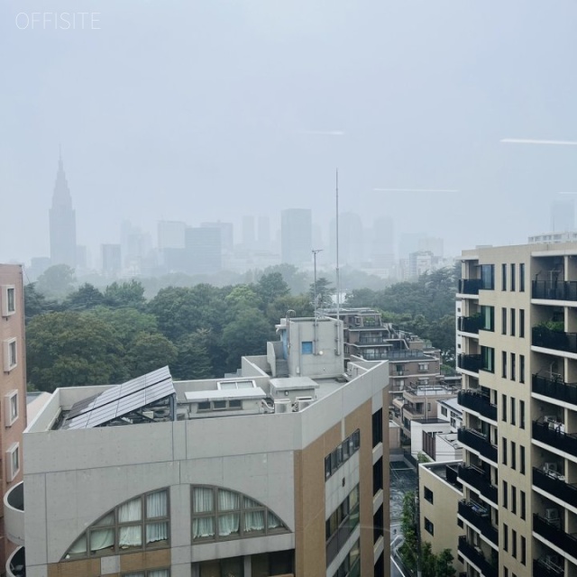 四谷オーキッドビル 9階 室内 眺望