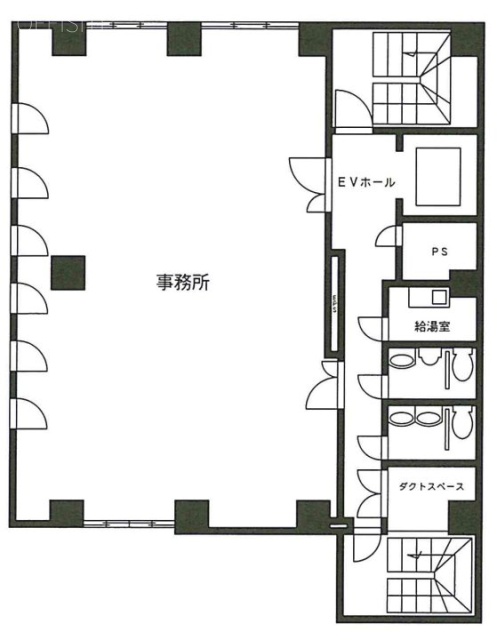 浜松町NHビル4F 間取り図