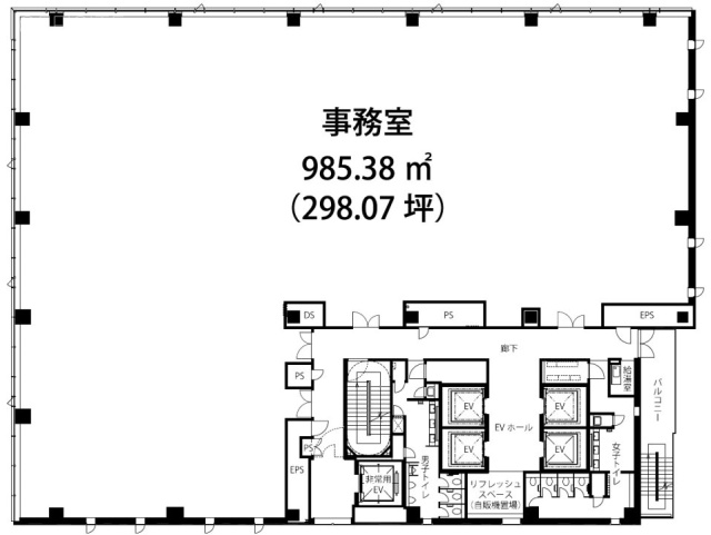 ネクストサイト渋谷ビル9F 間取り図
