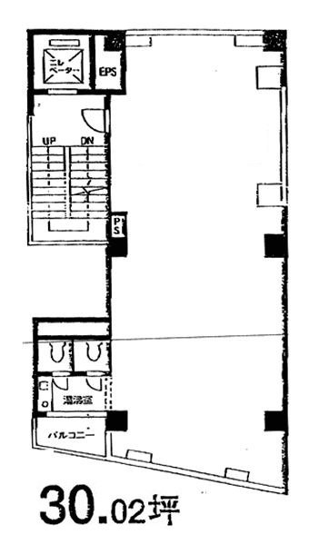 八重洲早川第2ビル3F 間取り図