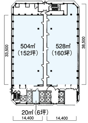 新青山ビル西館3F 間取り図