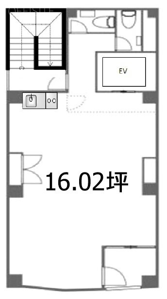 山手ビル5号館B1F 間取り図