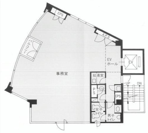 YS錦町ビル5F 間取り図