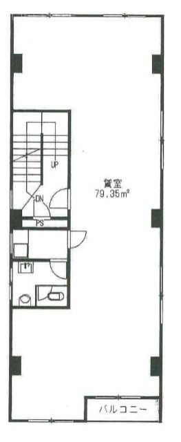 花井ビル2F 間取り図