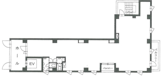 神楽坂Kビル2F 間取り図