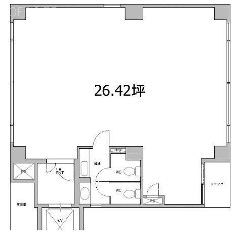 讃金(さぬきん)ビル3F 間取り図