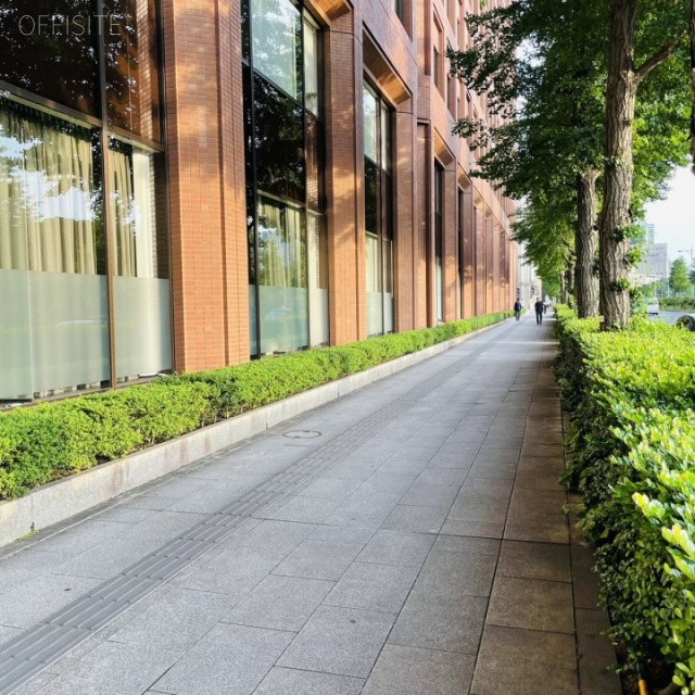 岸本ビル ビル前面道路