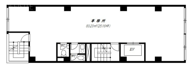 小網町プロサイドビル10F 間取り図