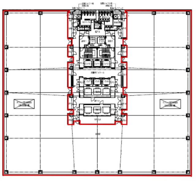 有明セントラルタワー15F 間取り図