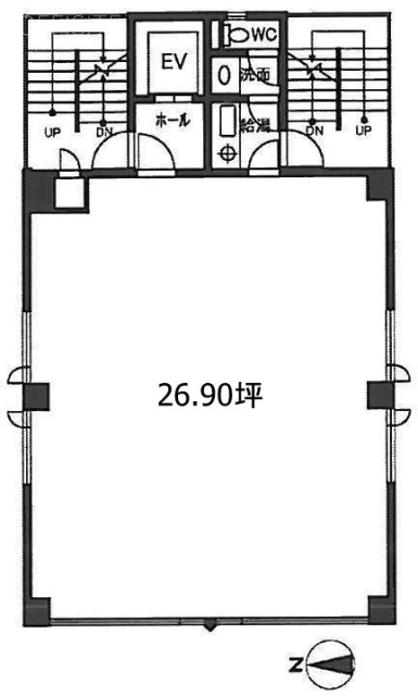 隼町MTビル5F 間取り図