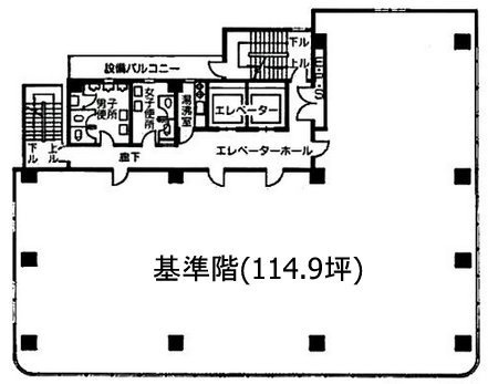 サンフィールドビルB 間取り図