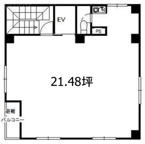 桂昇新御徒町ビル4F 間取り図
