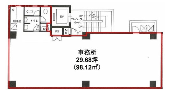 稲垣ビル2F 間取り図