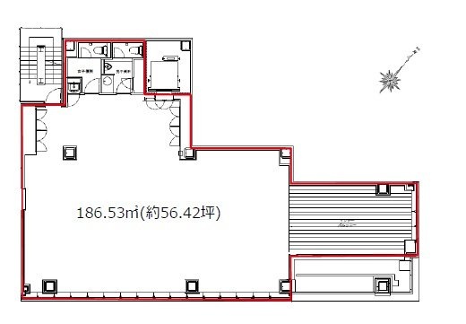 CIRCLES日本橋馬喰町2F 間取り図