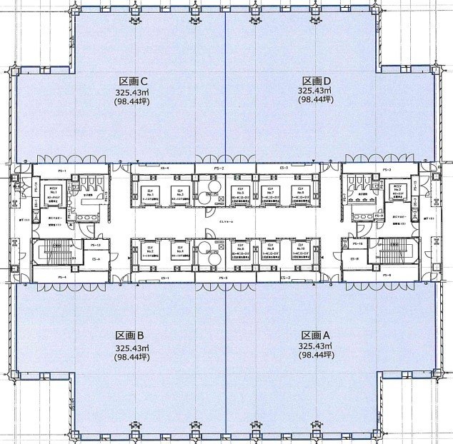 台場フロンティアビル20 間取り図