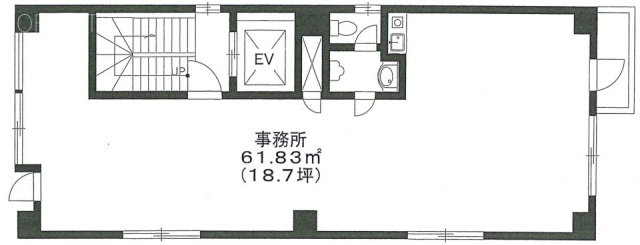 万代芝ビル2F 間取り図