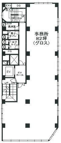 飯田ビル6F 間取り図
